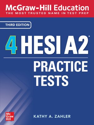 cover image of 4 HESI A2 Practice Tests